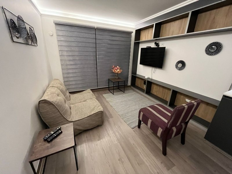 Departamento en Los Ángeles - Moderno departamento amoblado de 85 m² en sector Avenida Sor Vicenta. Cuenta con 3 dormitorios, 2 baños, terraza y estacionamiento techado. Edificio con piscina, gimnasio y seguridad 24/7 en excelente ubicación del sector norte. foto 2