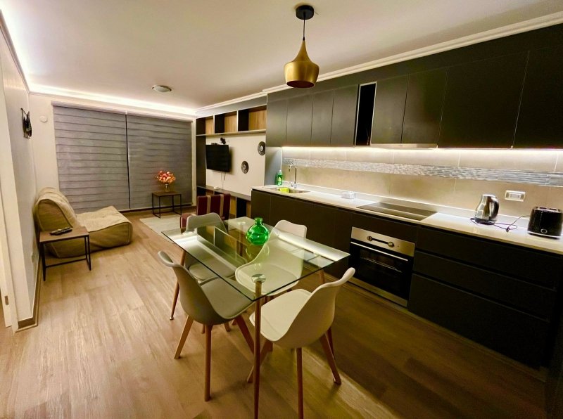 Departamento en Los Ángeles - Moderno departamento amoblado de 85 m² en sector Avenida Sor Vicenta. Cuenta con 3 dormitorios, 2 baños, terraza y estacionamiento techado. Edificio con piscina, gimnasio y seguridad 24/7 en excelente ubicación del sector norte. foto 3